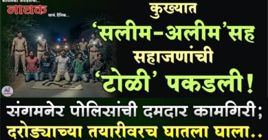 कुख्यात ‘सलीम-अलीम’सह सहाजणांची ‘टोळी’ पकडली! संगमनेर पोलिसांची दमदार कामगिरी; दरोड्याच्या तयारीवरच घातला घाला..