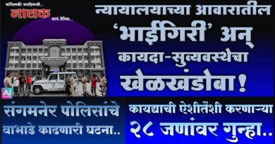 न्यायालयाच्या आवारातील ‘भाईगिरी’ अन् कायदा-सुव्यवस्थेचा खेळखंडोबा! संगमनेर पोलिसांचे वाभाडे काढणारी घटना; कायद्याची ऐशीतैशी करणार्‍या 28 जणांवर गुन्हा..